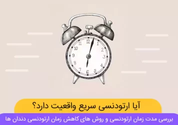 عکس ارتودنسی سریع یا فوری دندان