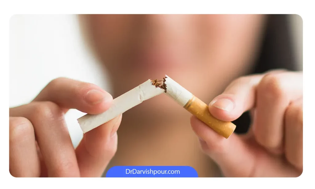 ترک سیگار برای درمان خشکی دهان مزمن