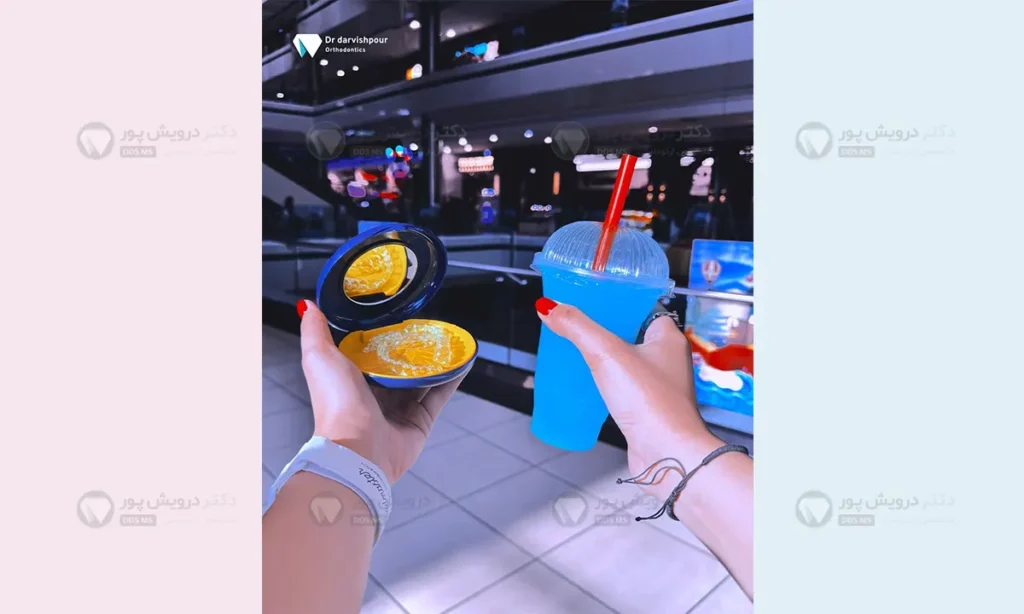 غذا خوردن با الاینرهای شفاف