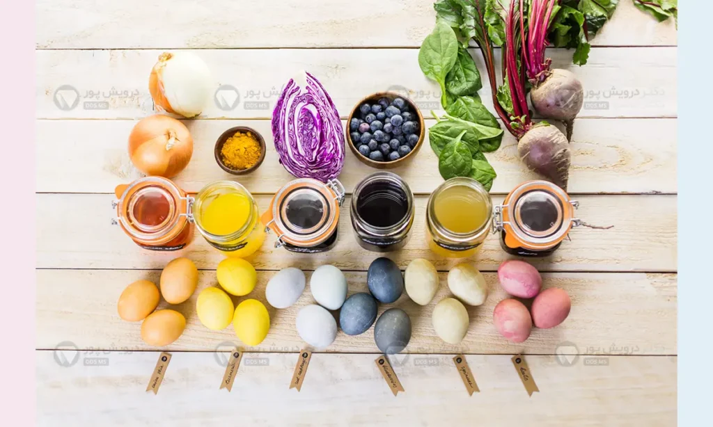رنگدانه های طبیعی غذاها
